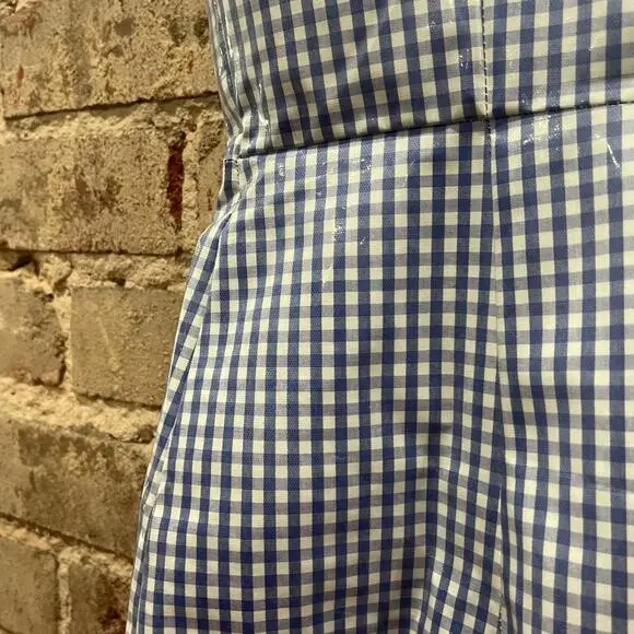 LPA Martina Vinyl Gingham Dress Size Medium - Picture 5 of 6